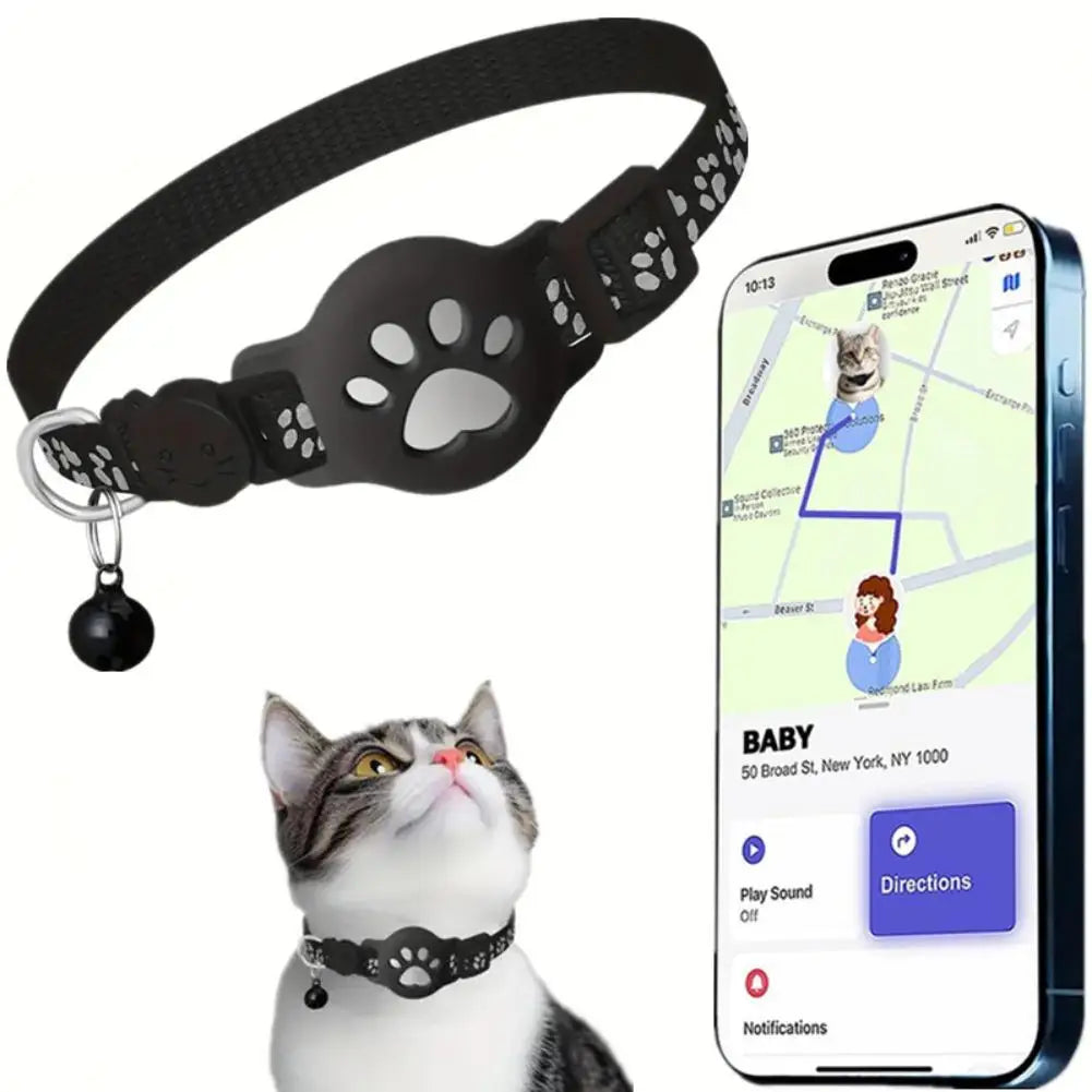 Rastreador para gatos con AirTag.
